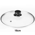 Universal Tempered Glass Pot Lid - Anti-Scalding Kitchen Cover with Visible Monitor