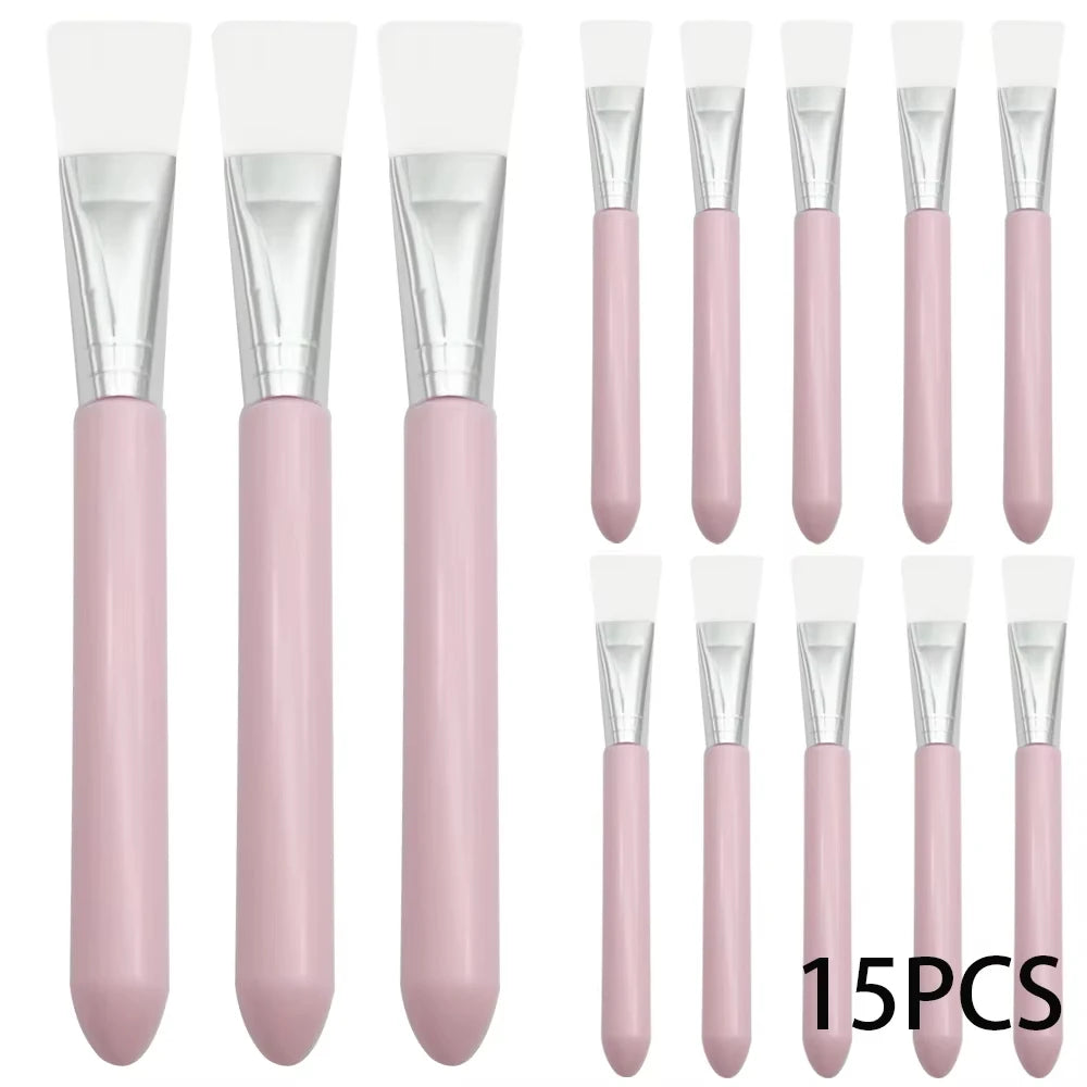 Facial Mask Brush Kit 3/15 Pcs Makeup Tools for Esthetician & DIY Face Mask Application