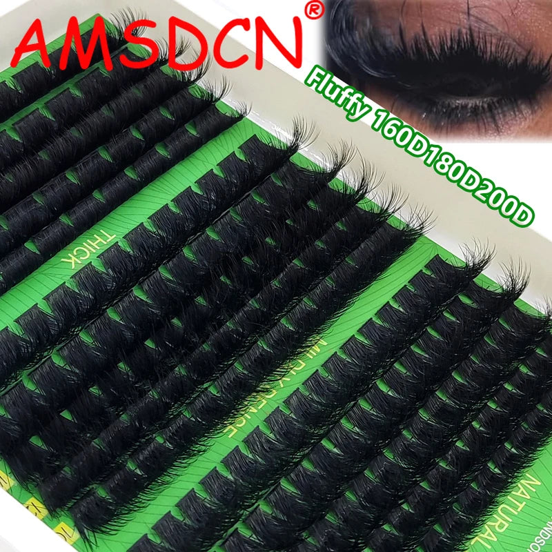 Fluffy Lash Clusters 10-16mm DIY Eyelash Extensions False Lashes Pack