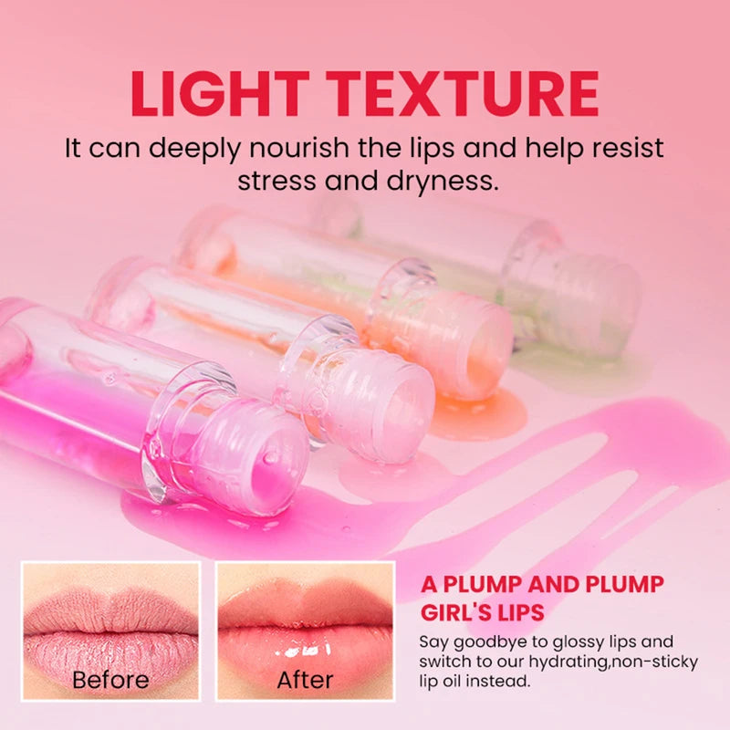 Hydrating Lip Oil with Custom Logo - Vegan, Long Lasting Moisturizer, Easy Application