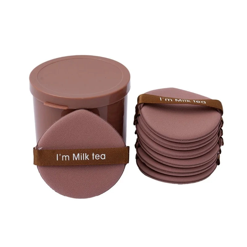 7-Piece Double-Sided Makeup Sponge Set for Women - Soft Cosmetic Puff Kit