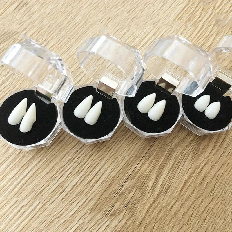 Halloween Vampire Teeth Fangs Dentures Props - Fake Teeth for Costumes & Parties
