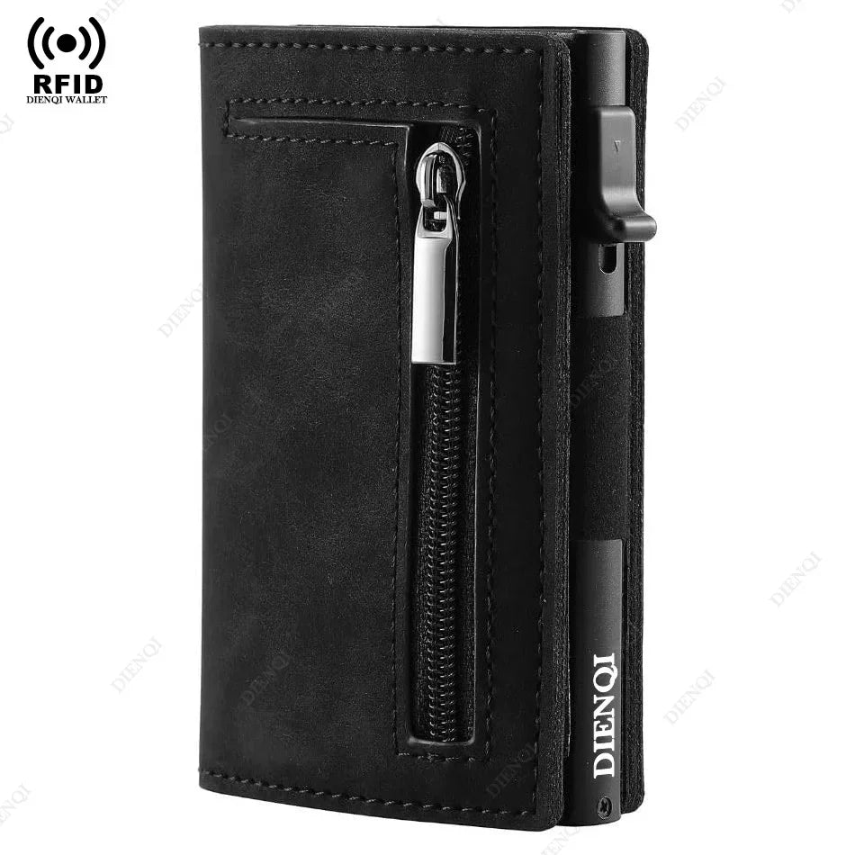 RFID Credit Card Holder Wallet for Men Slim Aluminum Minimalist Card Case