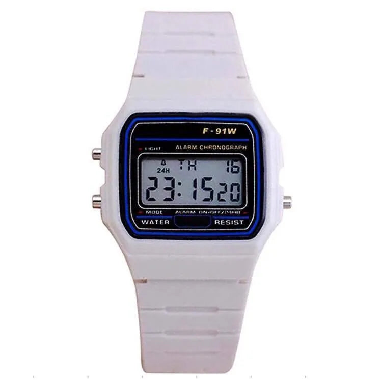 Digital Sports Ladies Watch LED Multifunction Silicone Wristwatch for Women Gift