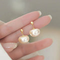 Elegant Teardrop Pearl Drop Earrings for Women - Versatile Jewelry Gift