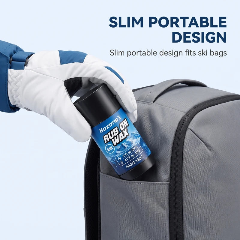 Long-Lasting Ski & Snowboard Wax Paste - Easy Application, 60g