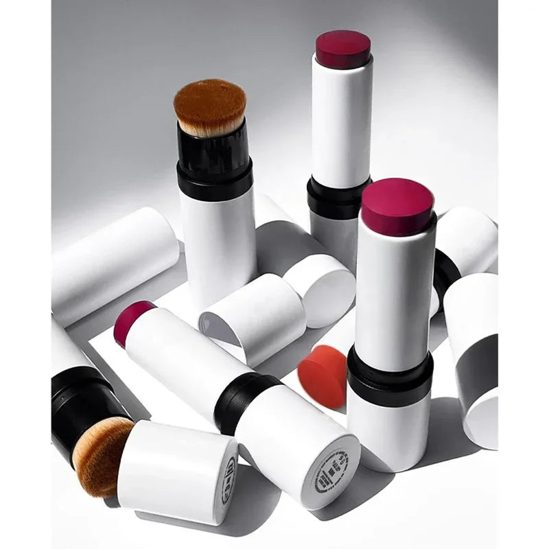 Multi-Color Private Label Blush Cream Stick & Powder Foundation 2-in-1 Waterproof Makeup Set