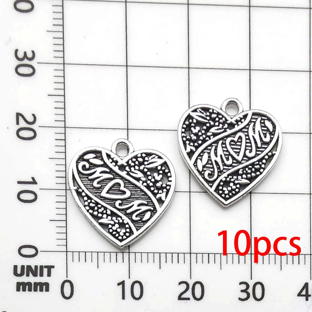 10/12pcs Hollow Moth Butterfly Charms for Jewelry Making DIY Accessories