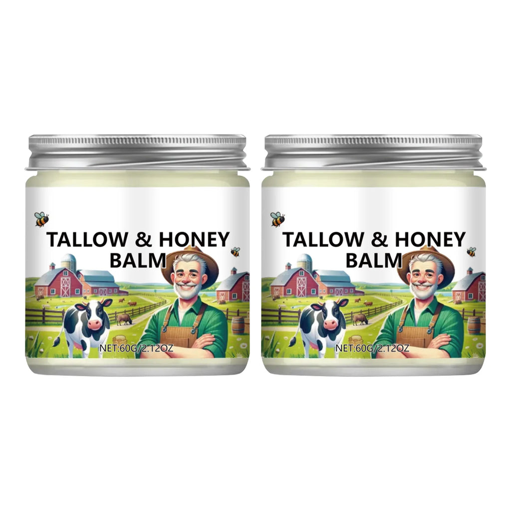 Moisturizing Body Cream with Tallow & Honey for Deep Hydration & Skin Repair