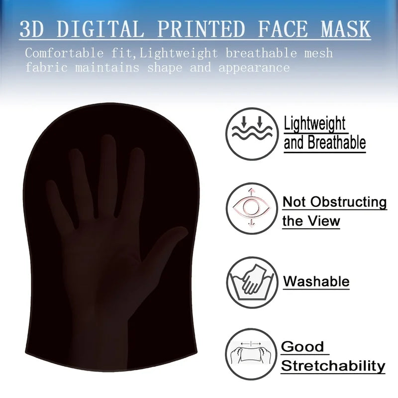 Korean Star Cosplay Party Mask Headgear - Breathable, Washable & Reusable