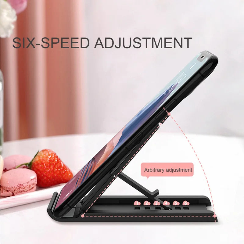 Foldable Mobile Phone Stand for iPad & Smartphone - Portable Desktop Holder