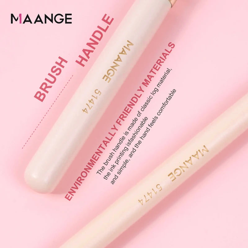 4-Piece Makeup Brush Set for Foundation & Concealer – Soft Synthetic Bristles
