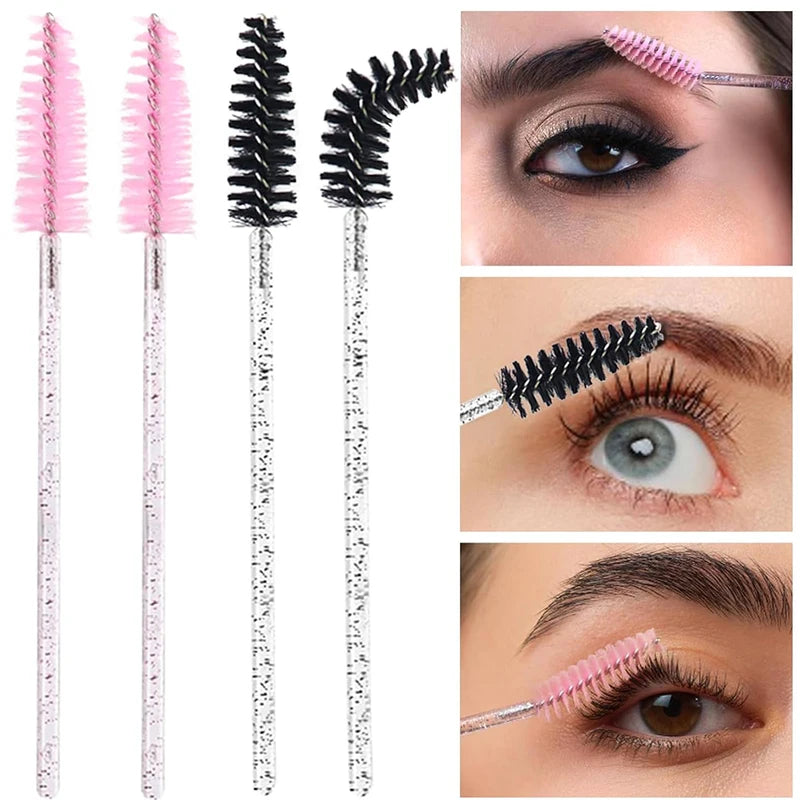 Eyelash Brush Applicator Set 500/1000 Pcs Lash Mascara Wands for Eyelash Extension & Brows