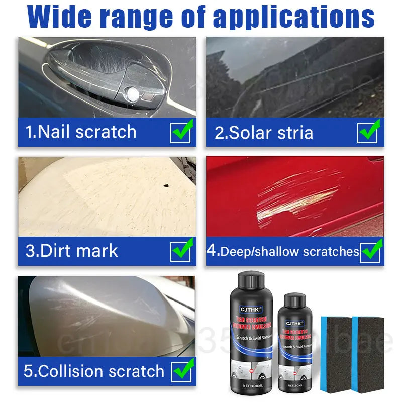 Car Scratch Remover Paint Care Kit for Auto Body Repair and Polishing