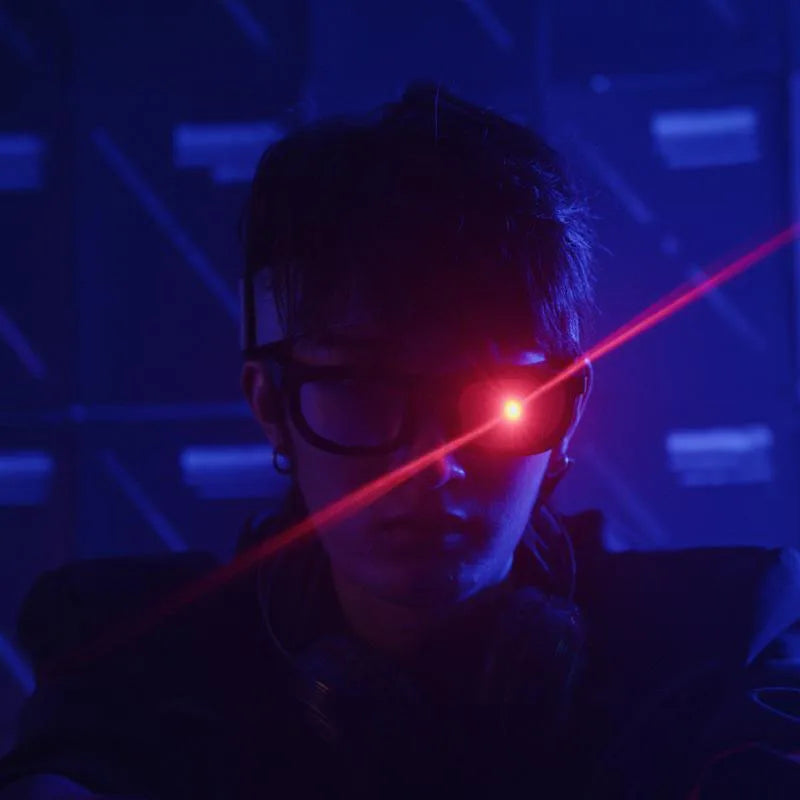LED Tech Glasses for Cosplay Halloween & Party Performance Unisex