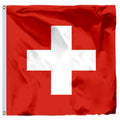 Large Switzerland Flag Banner 120x180cm 4x4FT Polyester Double Stitched Flag