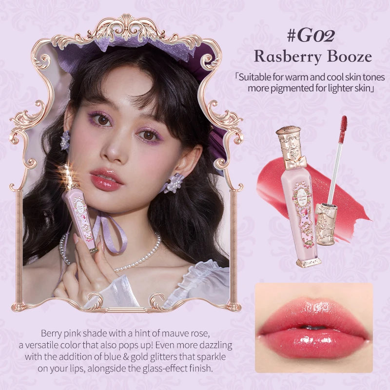 Flower Knows Strawberry Rococo Lip Gloss - Glowy, Hydrating, Moisturizing
