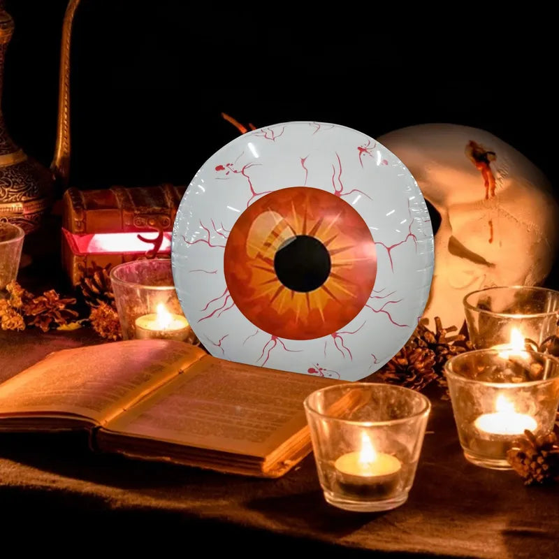 Halloween Inflatable Bloodshot Eyeball Decorations Indoor Outdoor Garden - 55cm