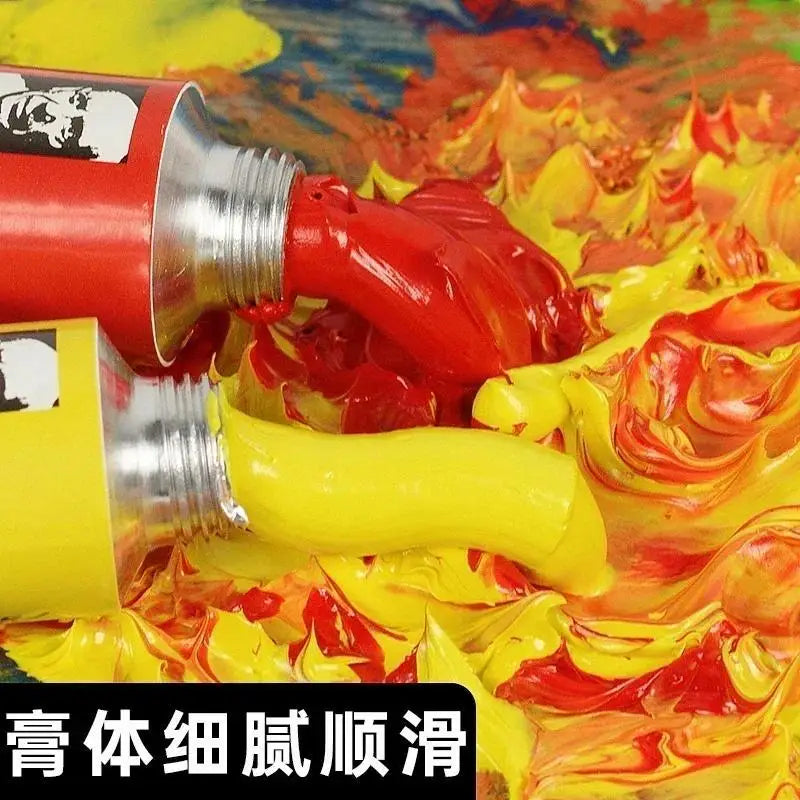 50ml High Saturation Oil Paint Tube for Artists - Non-Toxic, Mixable, Fast Drying
