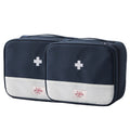 Large Capacity Portable Medicine Bag with Multiple Compartments for Travel and Home Storage