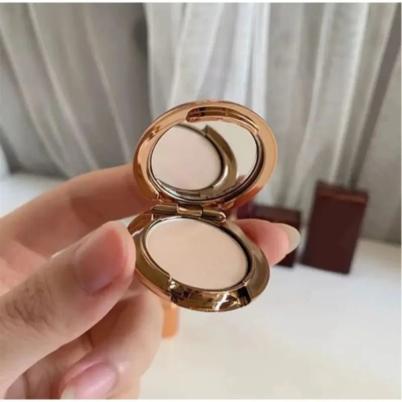 Mini Loose Setting Powder with Oil Control Waterproof Foundation for All Skin Types