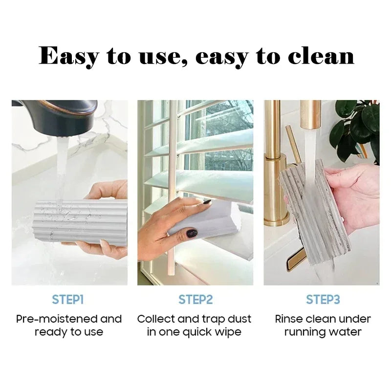 Multifunctional Reusable PVA Cleaning Sponge for Kitchen & Household Dust Removal