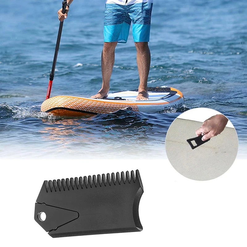 Surfboard Wax Comb with Fin Key - Water Sports Cleaning Tool