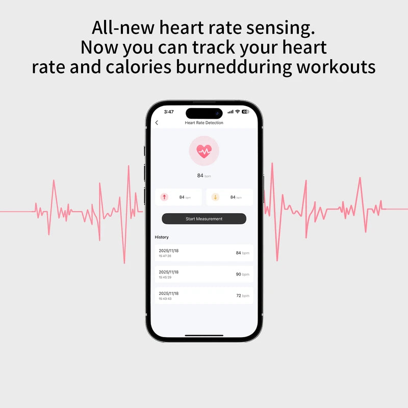Wireless Earbuds with Heart Rate Monitoring Waterproof Noise Cancellation for Sports