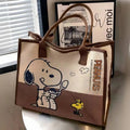 Large Capacity Cartoon Snoopy Woodstock Tote Bag for Students and Commuters