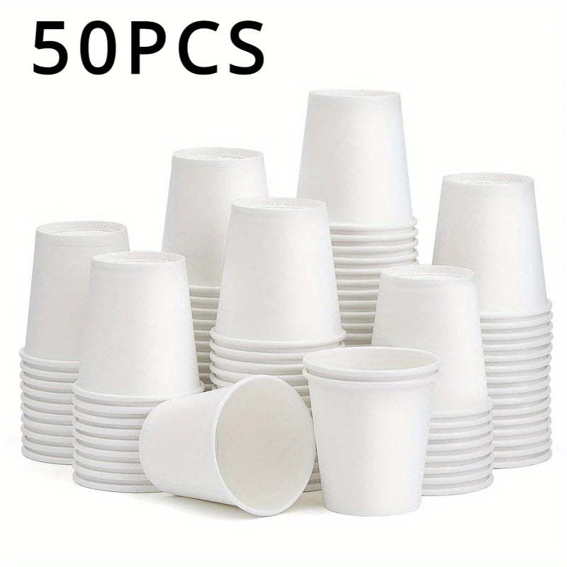 Disposable Mini Paper Cups for Snacks Drinks Sampling Coffee Party Use 100 Pack