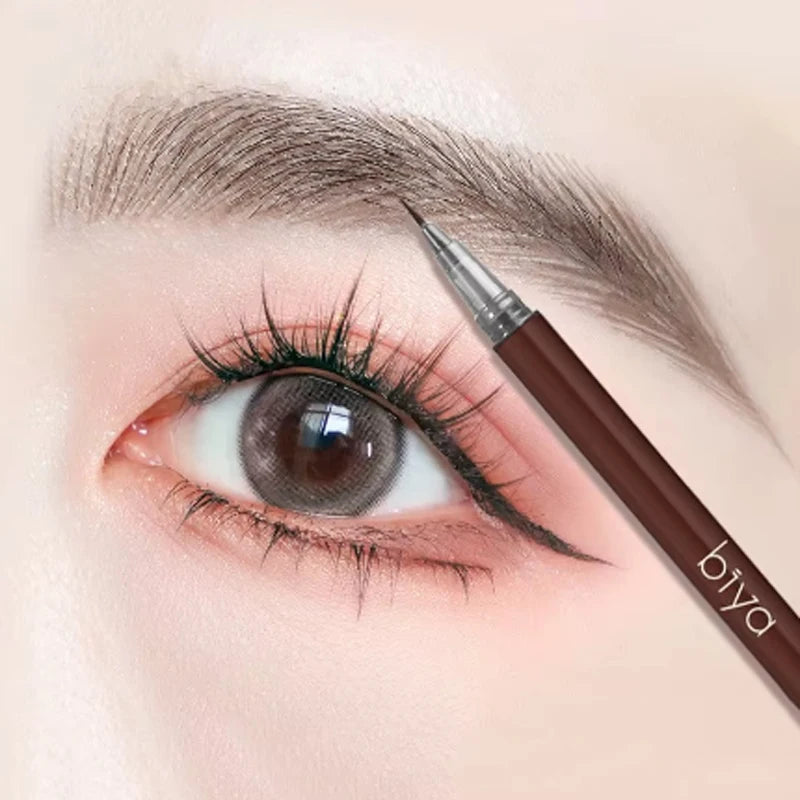 Waterproof Micro-Tip Eyebrow Pencil - Natural, Long-Lasting, Smudge-Proof Makeup