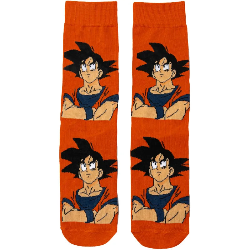 Anime Street Style Crew Socks Men Women Casual Funny Yoga Cycling Socks