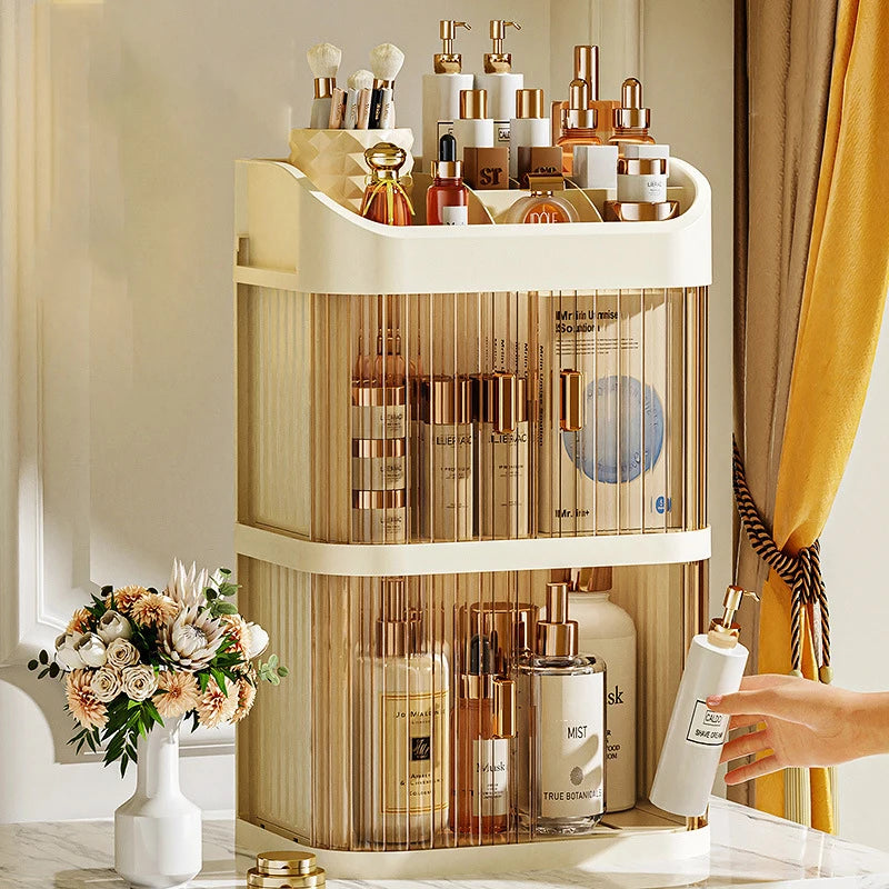 Large Capacity Makeup & Jewelry Storage Box Organizer for Dressing Table