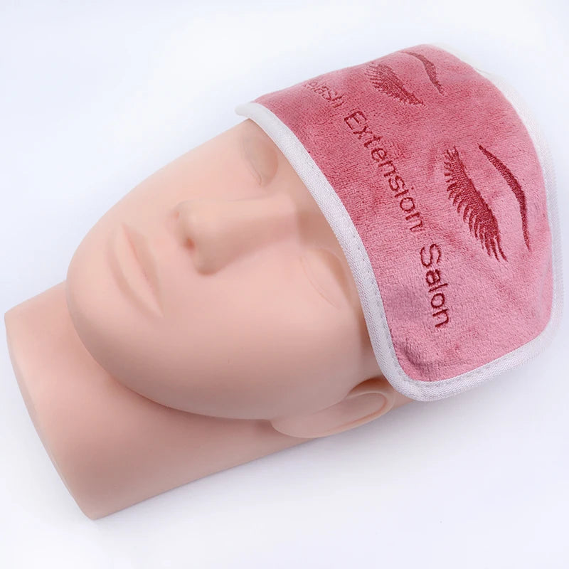 Eyelash Extension Forhead Soft Towel Sticker Stand Lash Pads Tray Holder Salon Tool
