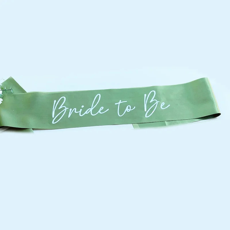 Bride To Be Sash for Bridal Party, Bachelorette & Wedding Engagement Decor