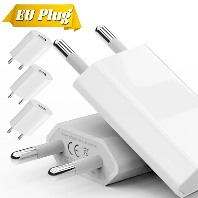 Universal USB Wall Charger 5V 1A Power Adapter for Mobile Phones