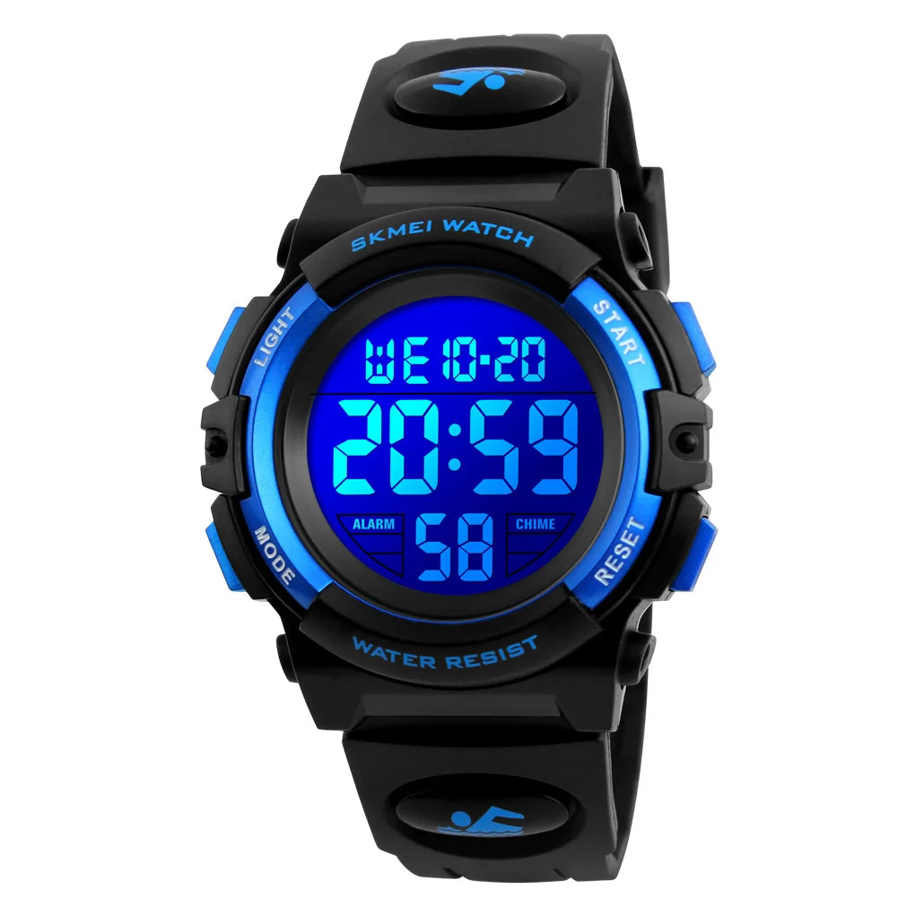 Kids Digital Sport Watch Waterproof LED Children’s Wristwatch - Multiple Colors