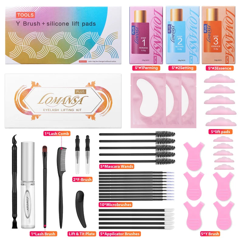 Lash Lift Eyelash Perming Kit with 8-12 Minutes Instant Curling & Lasts 6-8 Weeks