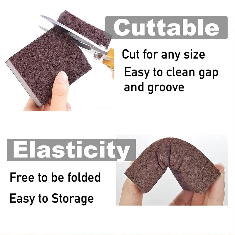 Multi-Purpose Emery Sponge for Kitchen and Household Cleaning - Rust & Dirt Remover