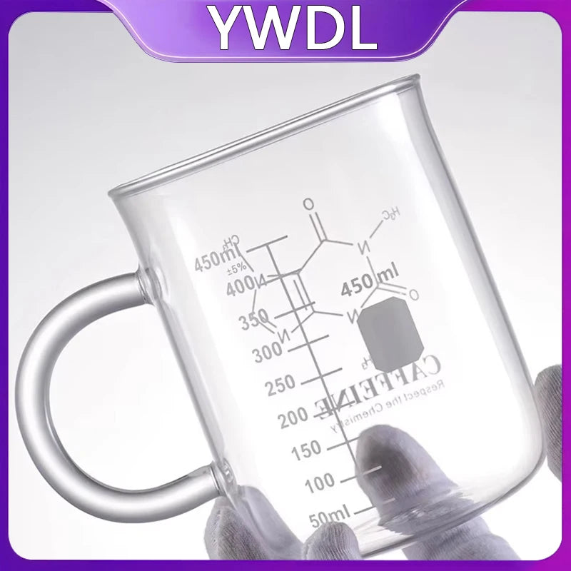 450ml High Borosilicate Glass Measuring Cup with Handle for Kitchen