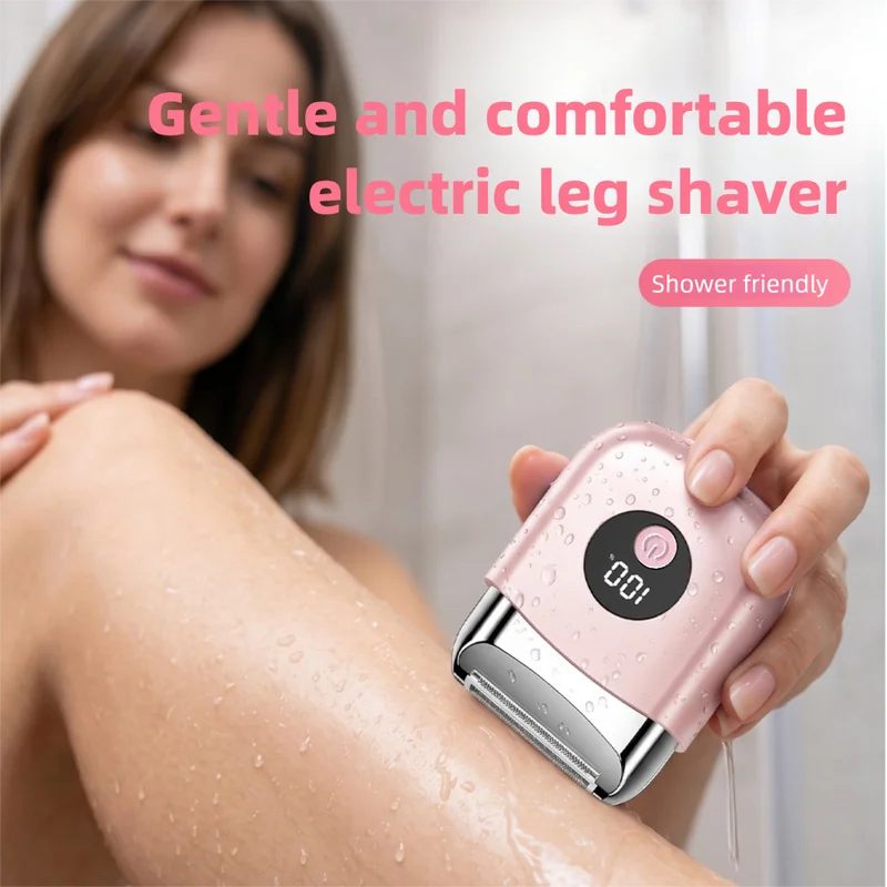 Electric Hair Removal Device for Women - Painless Armpit & Leg Shaver with Batteries