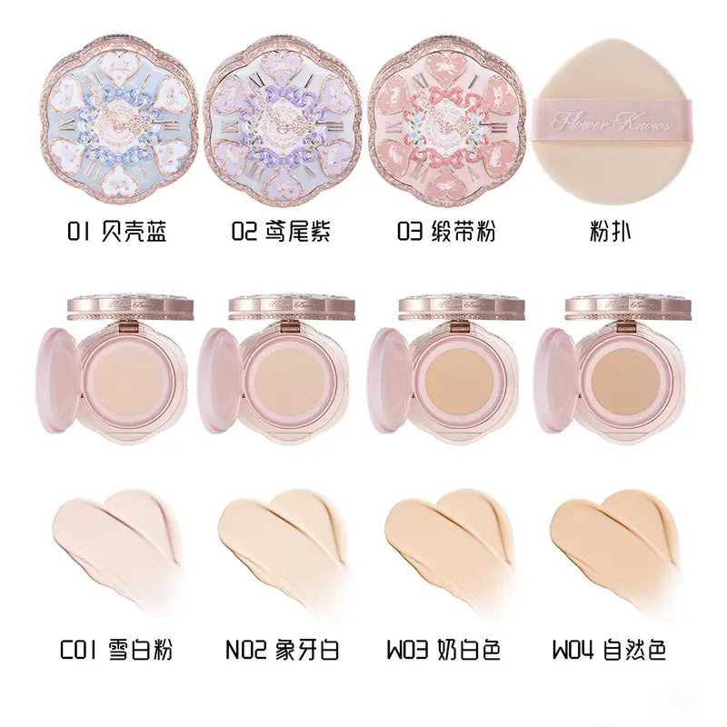 Moisturizing Air Cushion CC Cream Foundation for Natural Glowing Skin - Long-Lasting Makeup Base