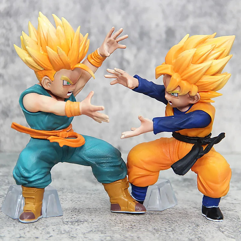 15cm Dragon Ball Action Figure Son Gohan Trunks PVC Collectible Statue Anime Toy
