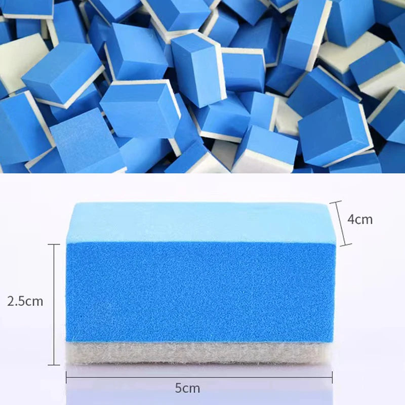 Car Glass Oil Film Cleaning Sponge Wiper - Multi-Color Felt & Foam Glass Cleaner
