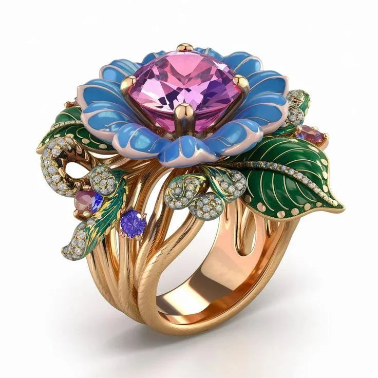 Fashionable Butterfly Pattern Women's Ring - Silver Jewelry Gift
