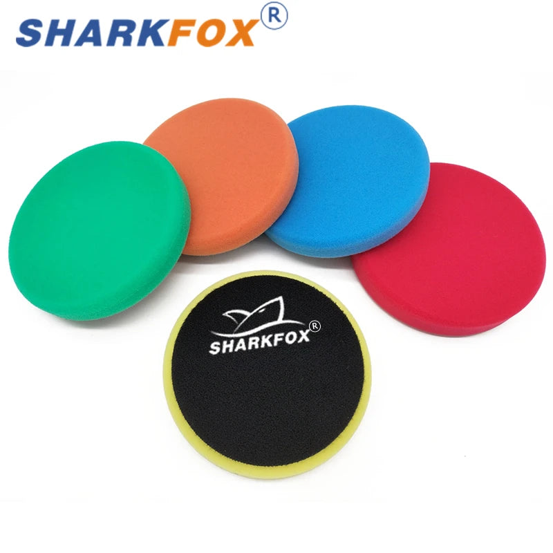 Car Polishing Pads Sponge Kit 5" & 6" Round Buffing Pads for Wax and Detailing