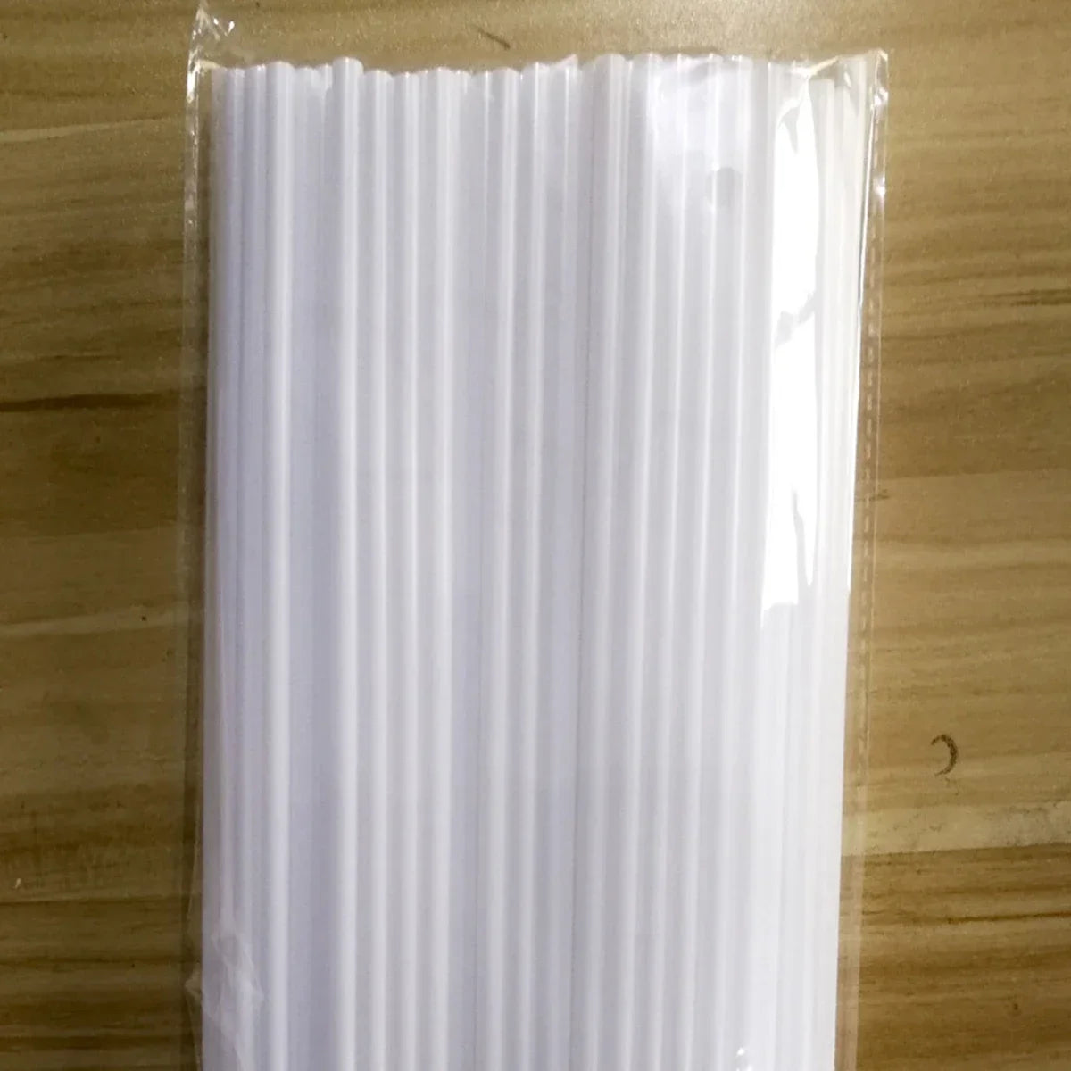 100 Pcs Colorful Reusable Plastic Drinking Straws for Parties & Events
