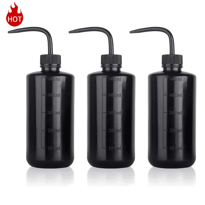 Tattoo Spray Bottle 250/500ml Plastic Safety Wash Squeeze Bottles Lab Accessories