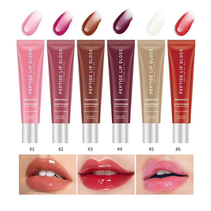 Plumping Lip Oil Set - Hydrating Tinted Gloss with Non-Sticky Shine