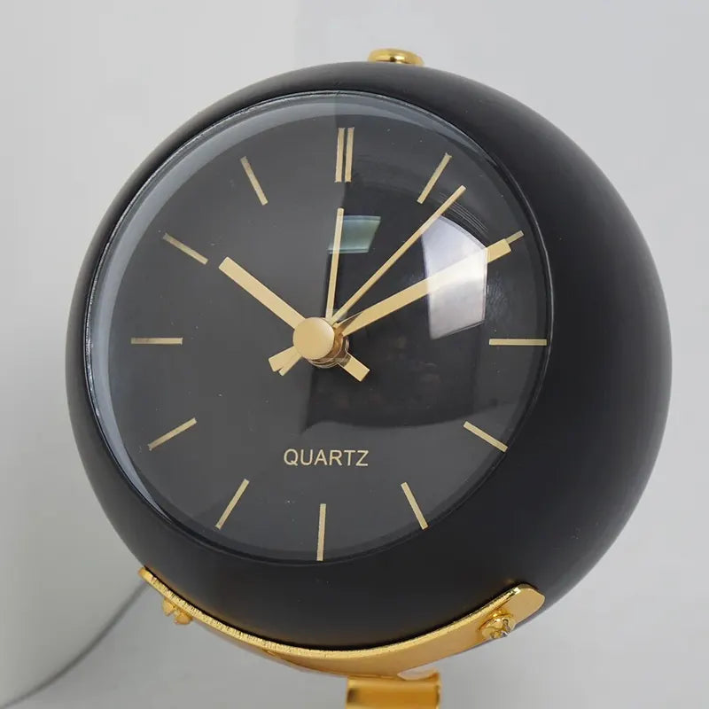 Minimalist Electronic Desk Clock for Home & Office - Silent Luminous Pointer